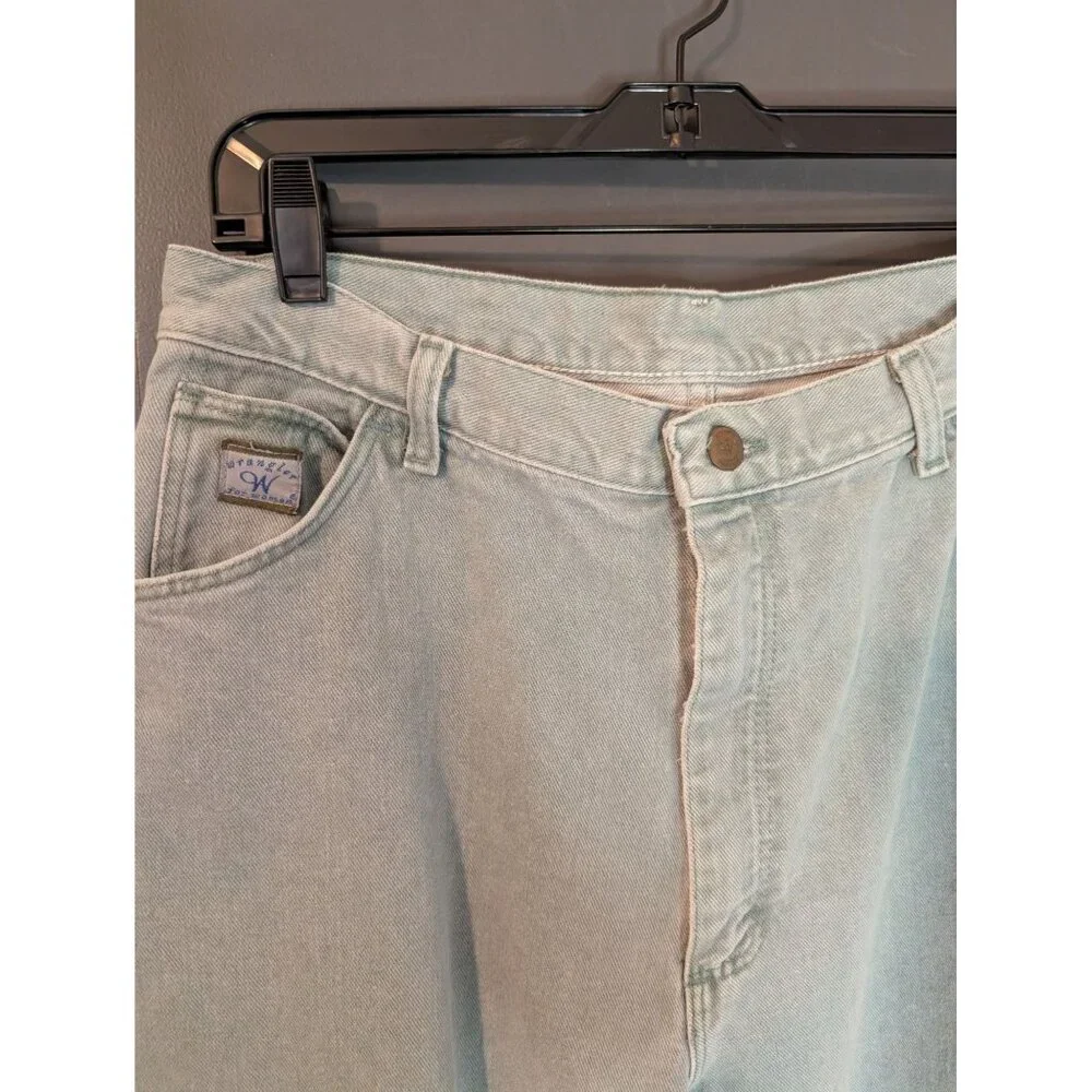 Vintage Wrangler‎ For Women Light Blue Denim Jeans Relaxed Fit 16x32